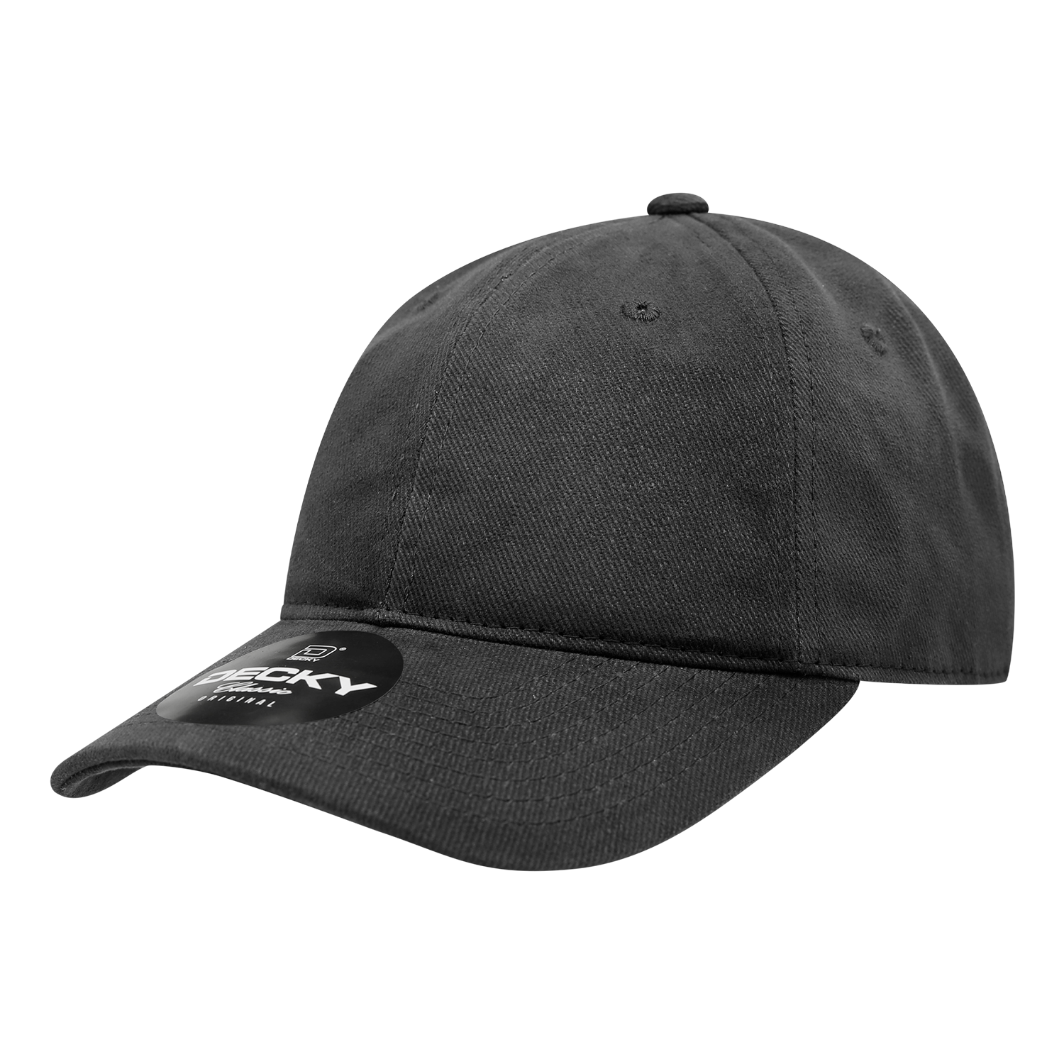 Decky 112 6 Panel Low Profile Relaxed Brushed Cotton Dad Hat Blank Star Hats and Embroidery