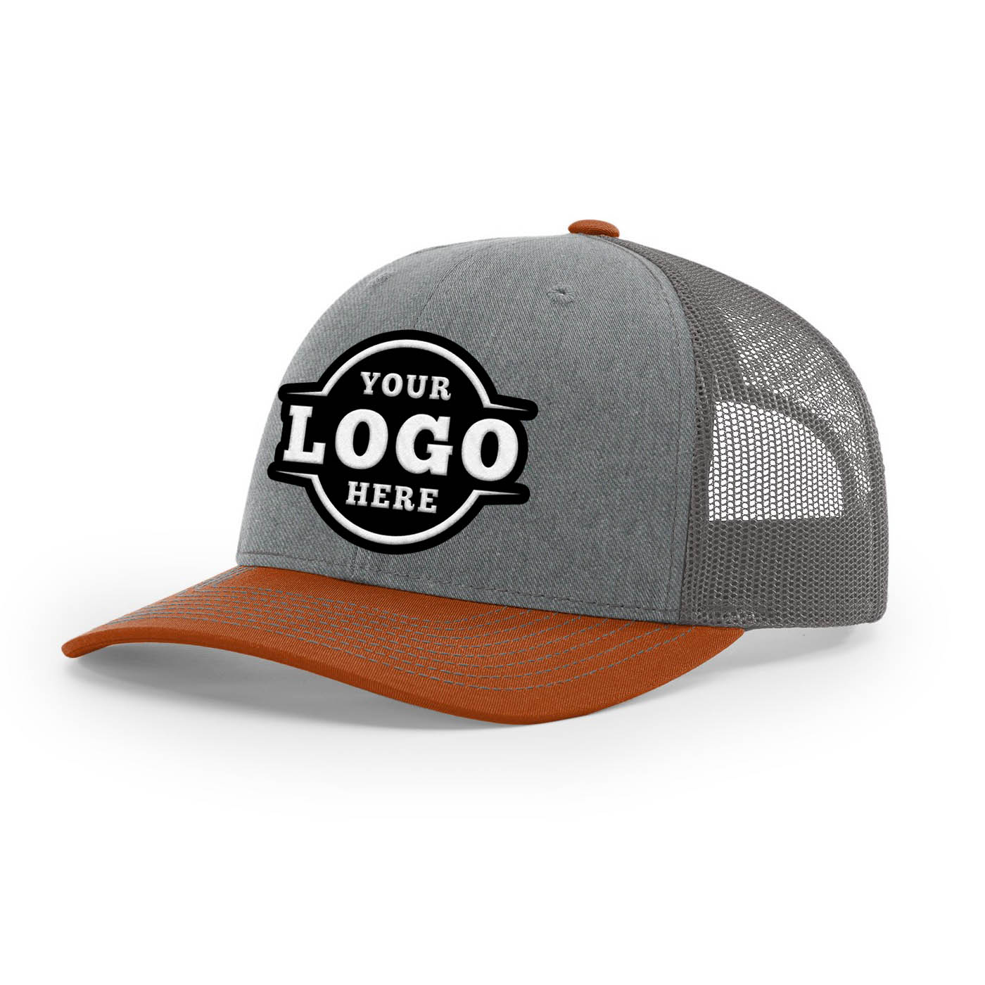 50 Hats Custom Logo Richardson 112 Trucker Hats Snapback Caps Embroidered Package Deal