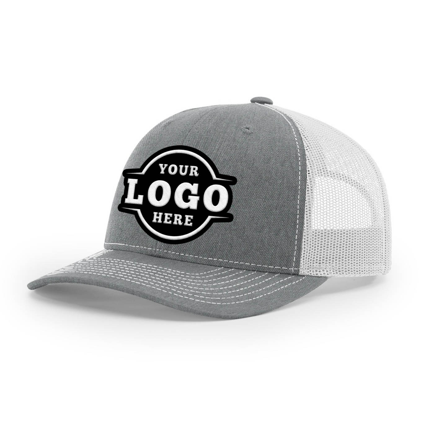 50 Hats Custom Logo Richardson 112 Trucker Hats Snapback Caps Embroidered Package Deal