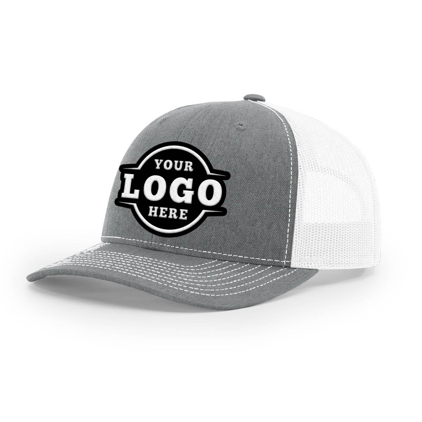 50 Hats Custom Logo Richardson 112 Trucker Hats Snapback Caps Embroidered Package Deal