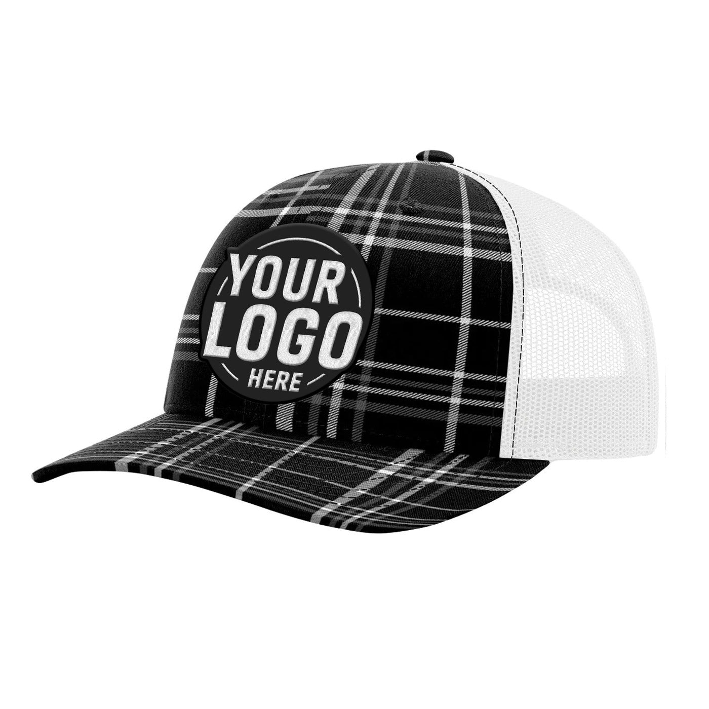 Custom Embroidered Richardson 112P Printed Trucker Hat Snapback Cap