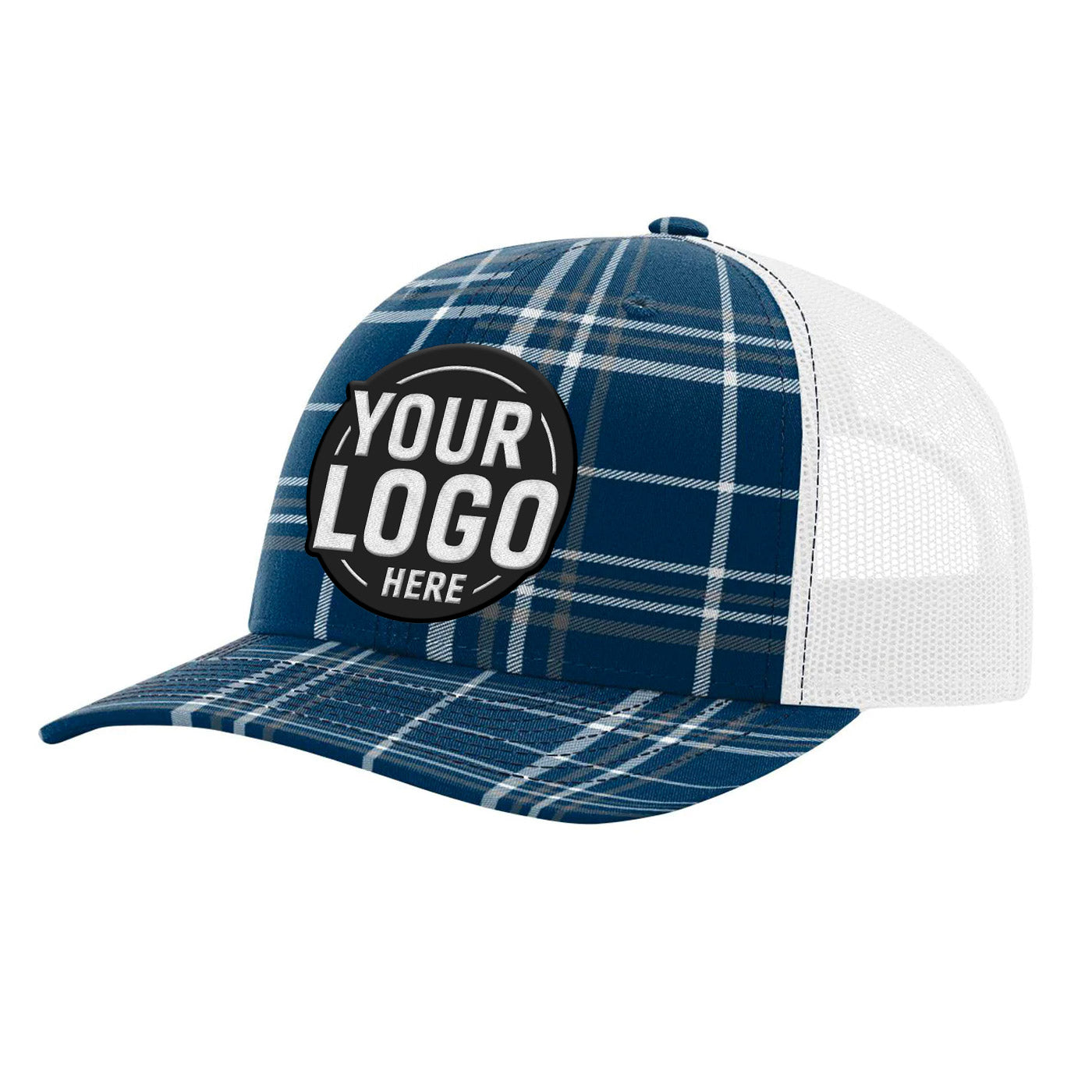 Custom Embroidered Richardson 112P Printed Trucker Hat Snapback Cap