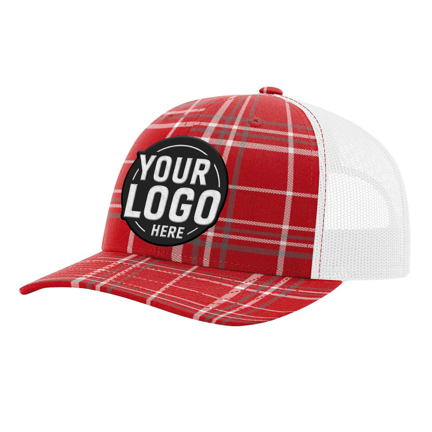 Custom Embroidered Richardson 112P Printed Trucker Hat Snapback Cap