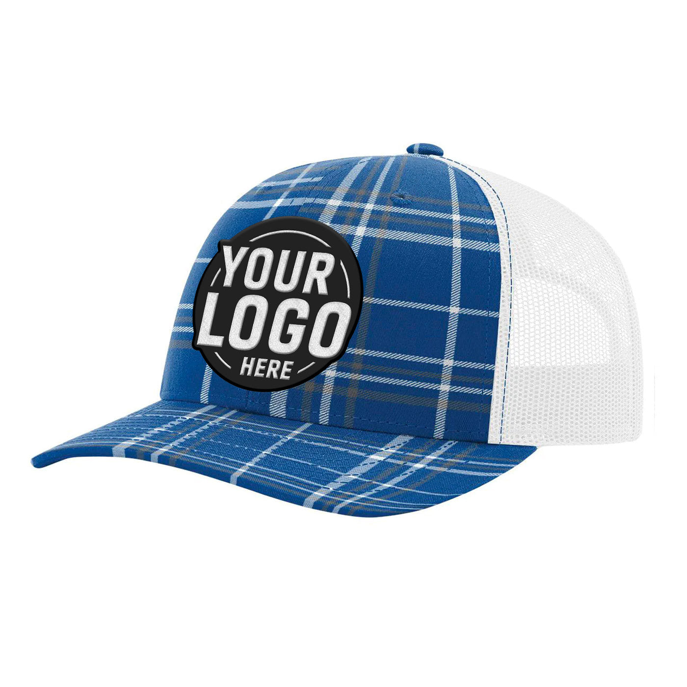 Custom Embroidered Richardson 112P Printed Trucker Hat Snapback Cap