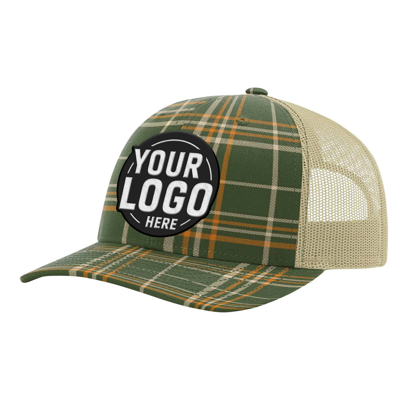 Custom Embroidered Richardson 112P Printed Trucker Hat Snapback Cap
