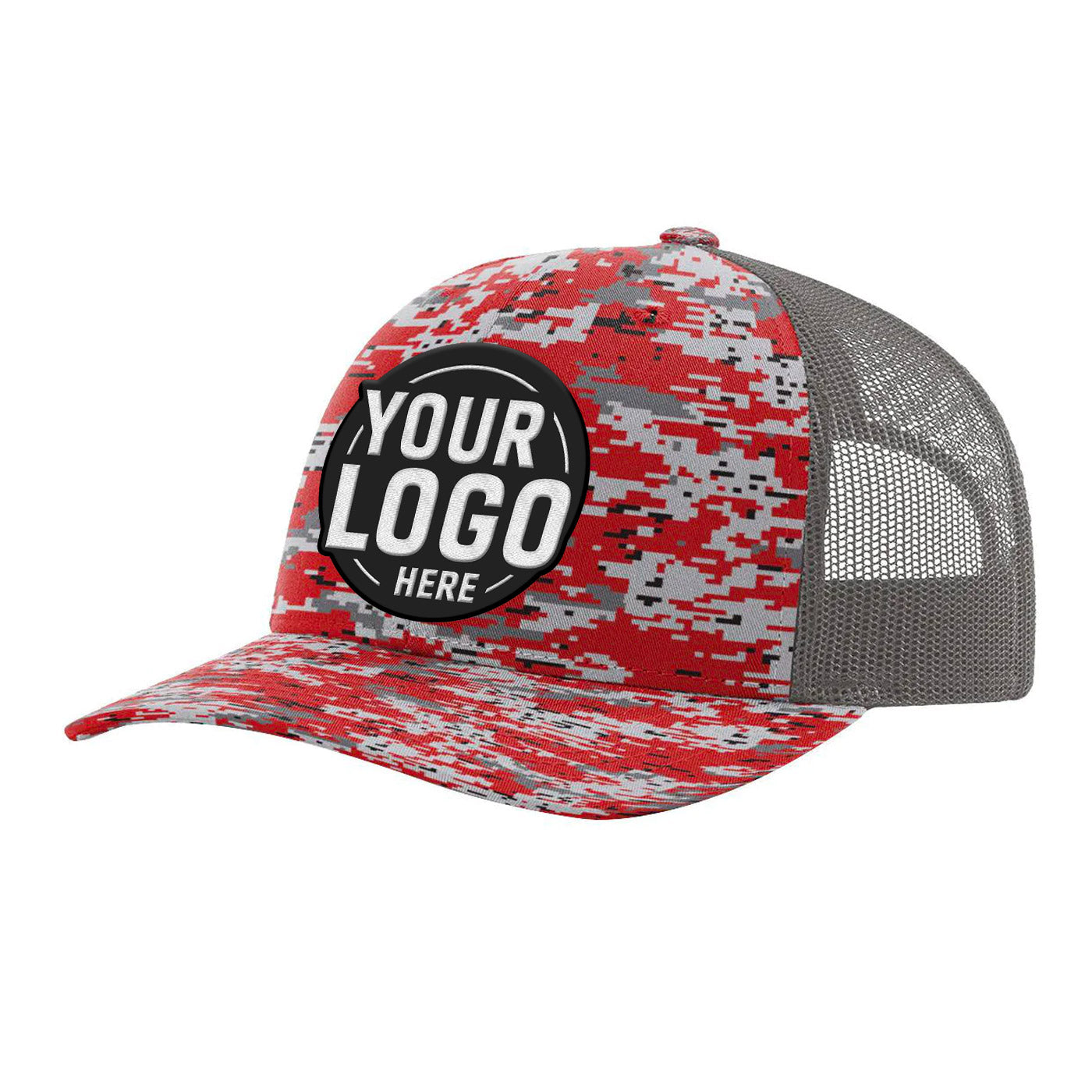 Custom Embroidered Richardson 112P Printed Trucker Hat Snapback Cap