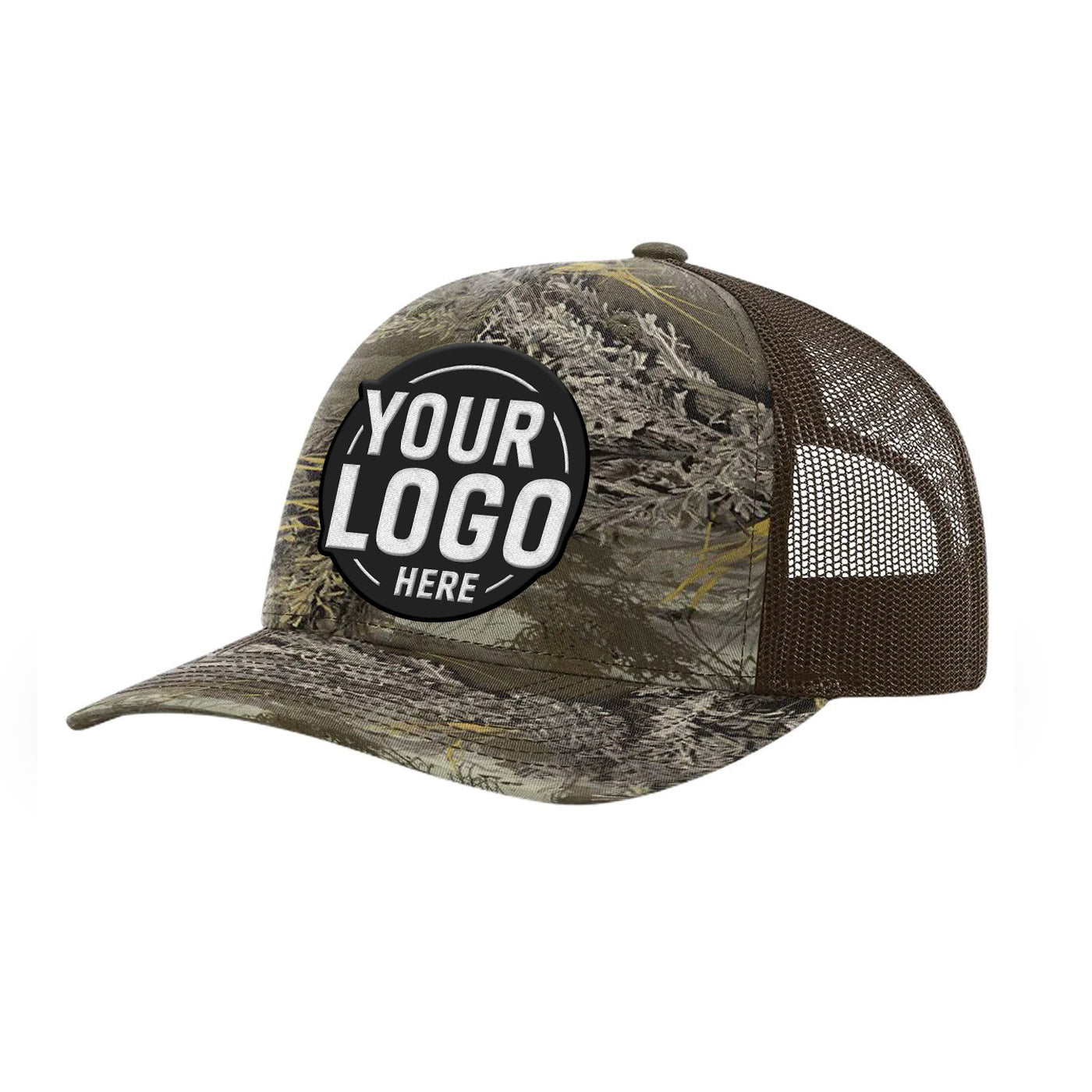 Custom Embroidered Richardson 112P Printed Trucker Hat Snapback Cap