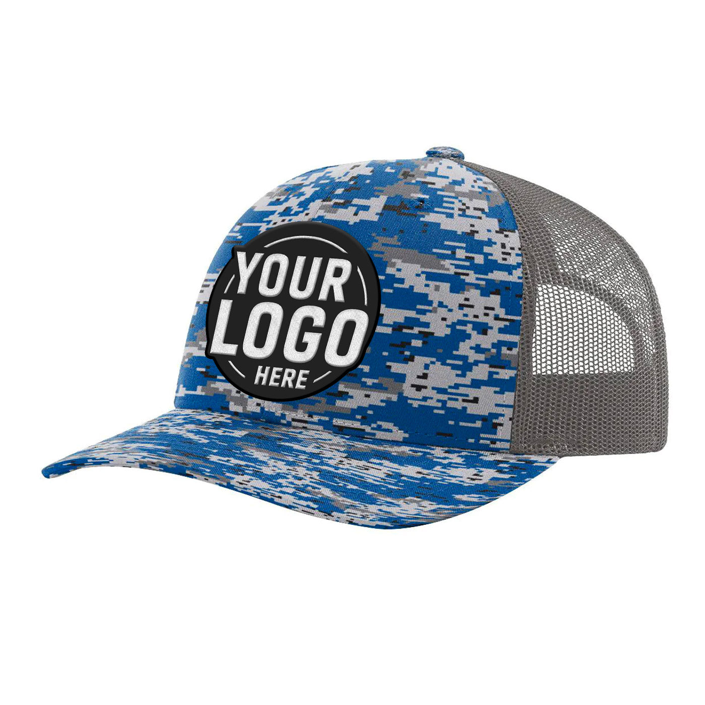 Custom Embroidered Richardson 112P Printed Trucker Hat Snapback Cap
