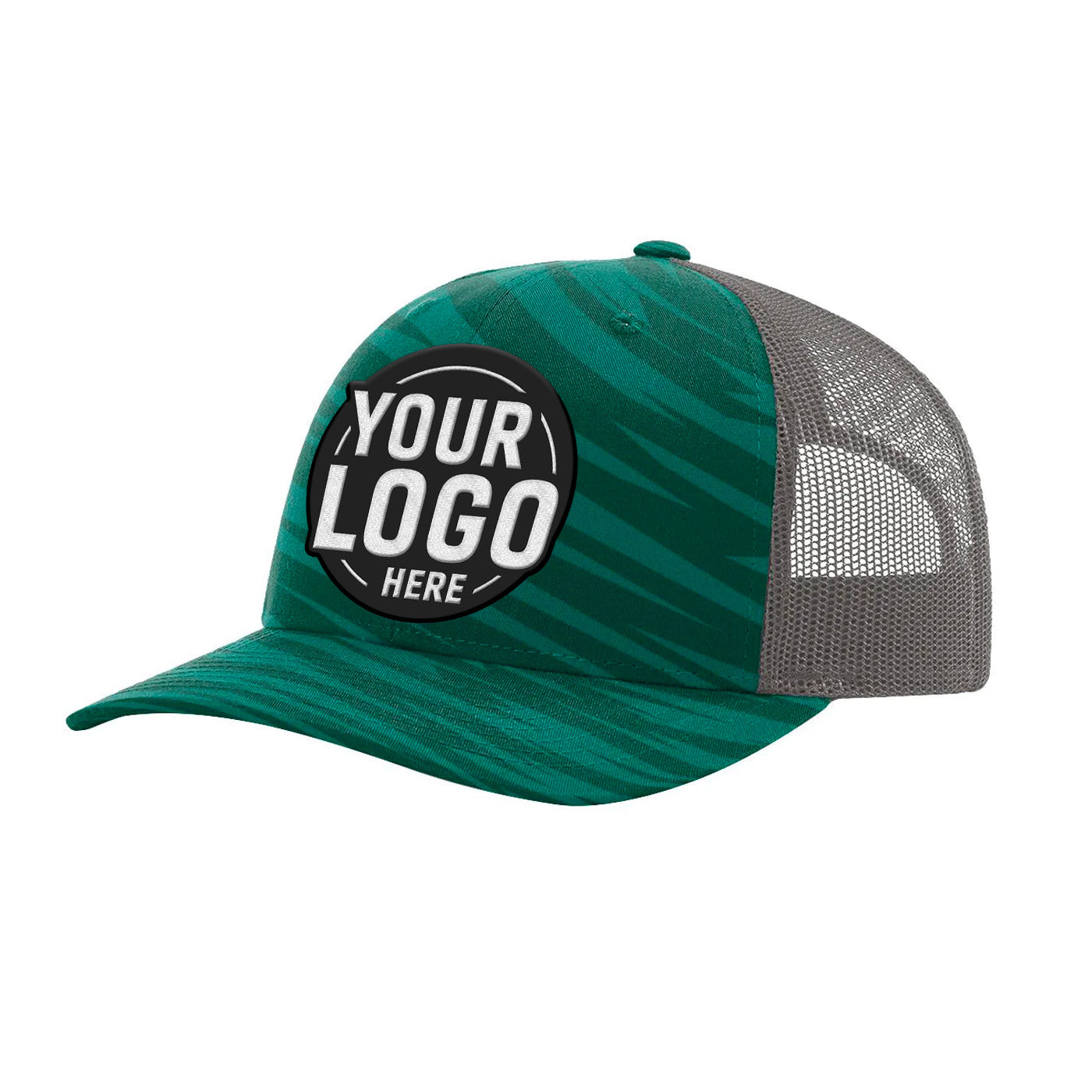 Custom Embroidered Richardson 112P Printed Trucker Hat Snapback Cap