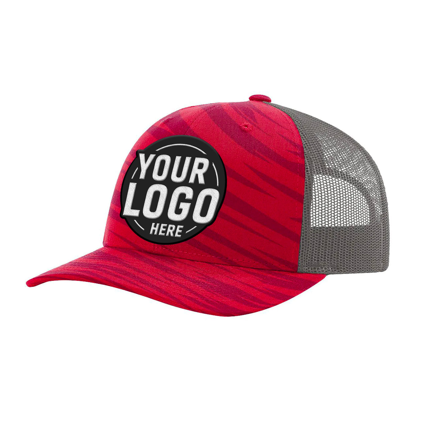 Custom Embroidered Richardson 112P Printed Trucker Hat Snapback Cap