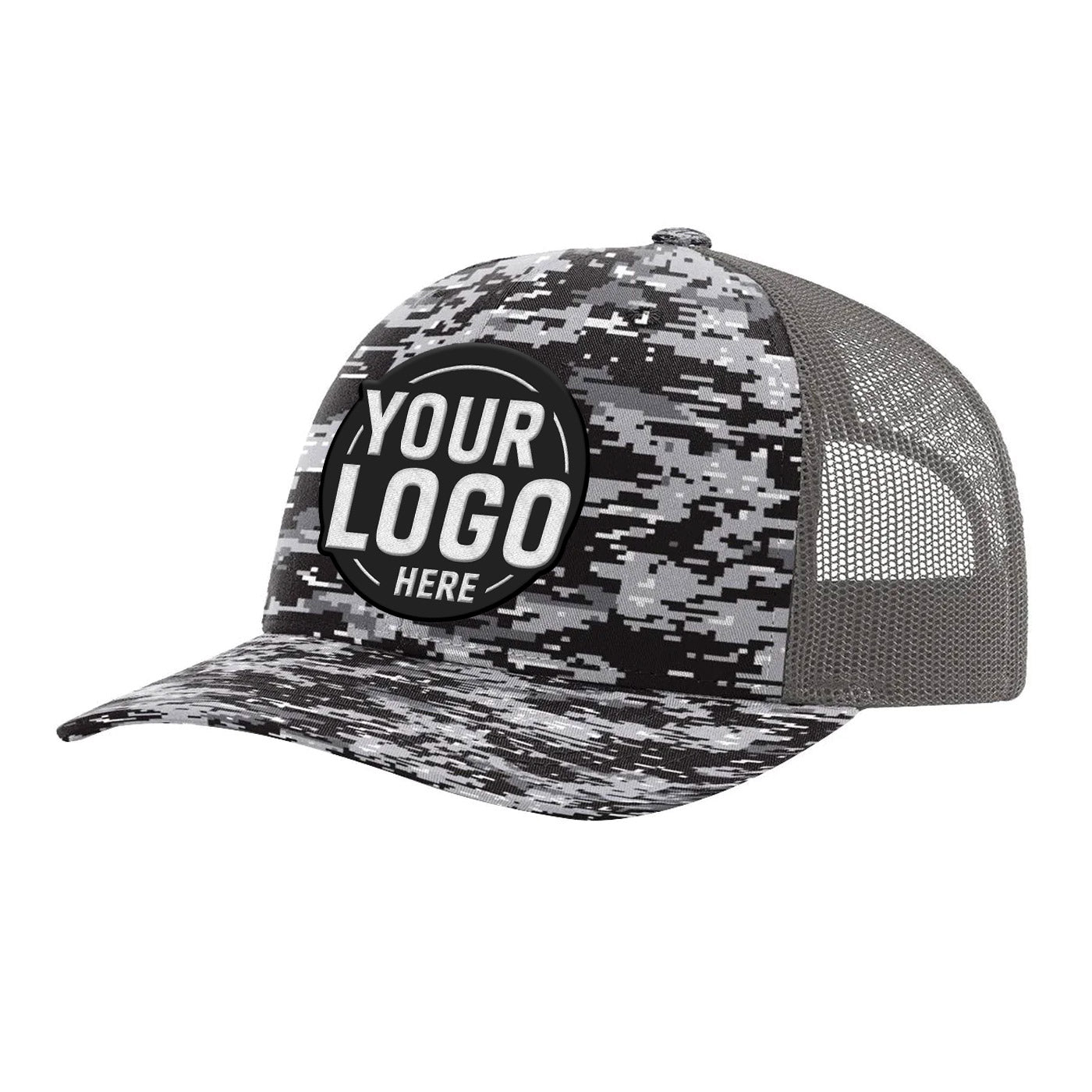Custom Embroidered Richardson 112P Printed Trucker Hat Snapback Cap