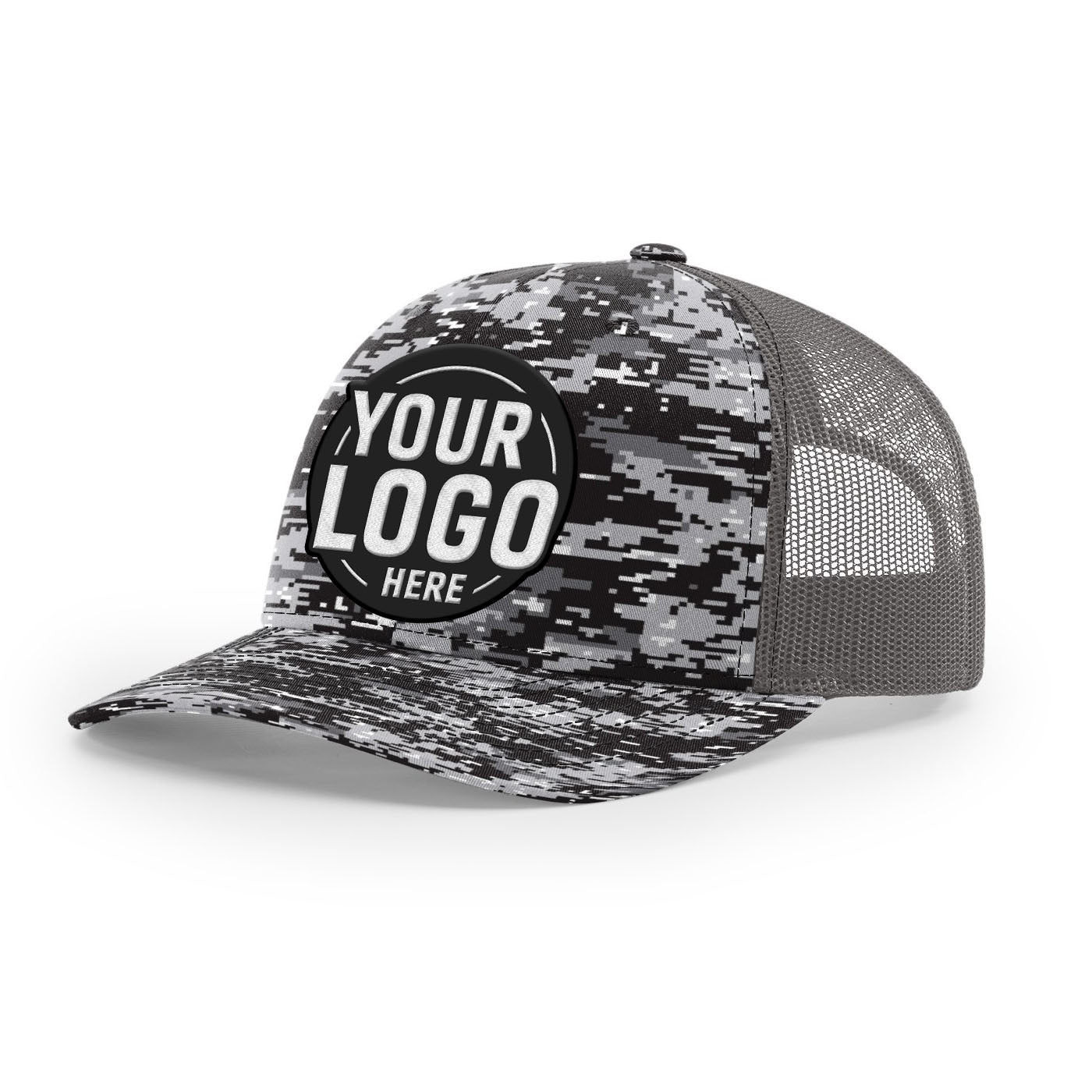 Custom Embroidered Richardson 112P Printed Trucker Hat Snapback Cap