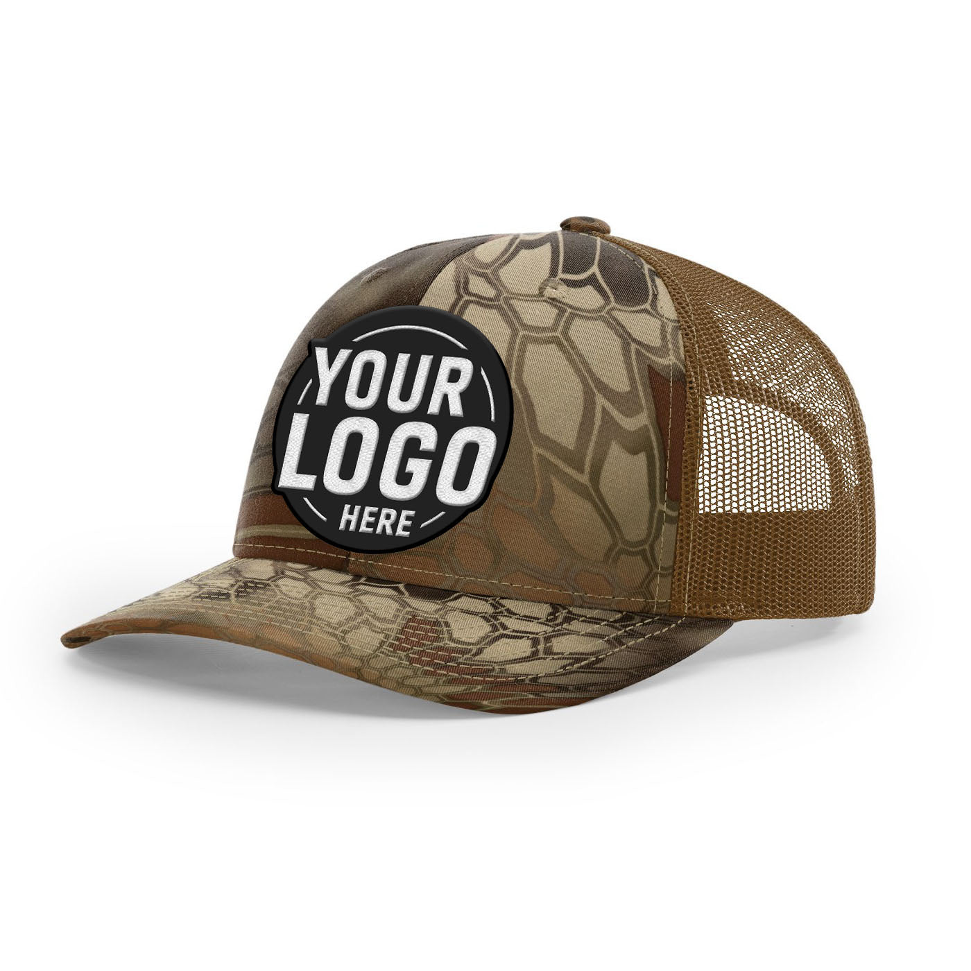 Custom Embroidered Richardson 112P Printed Trucker Hat Snapback Cap