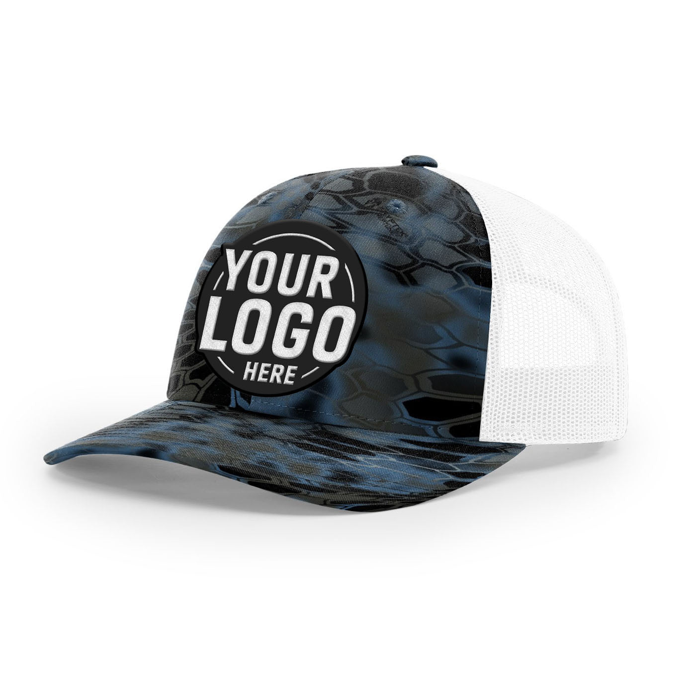 Custom Embroidered Richardson 112P Printed Trucker Hat Snapback Cap