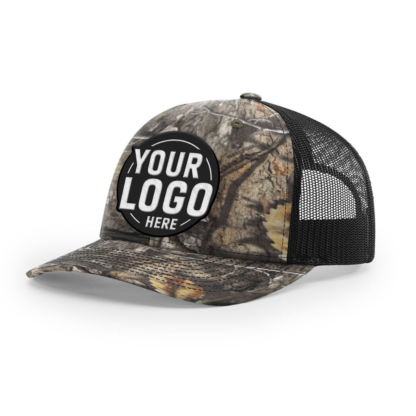 Custom Embroidered Richardson 112P Printed Trucker Hat Snapback Cap