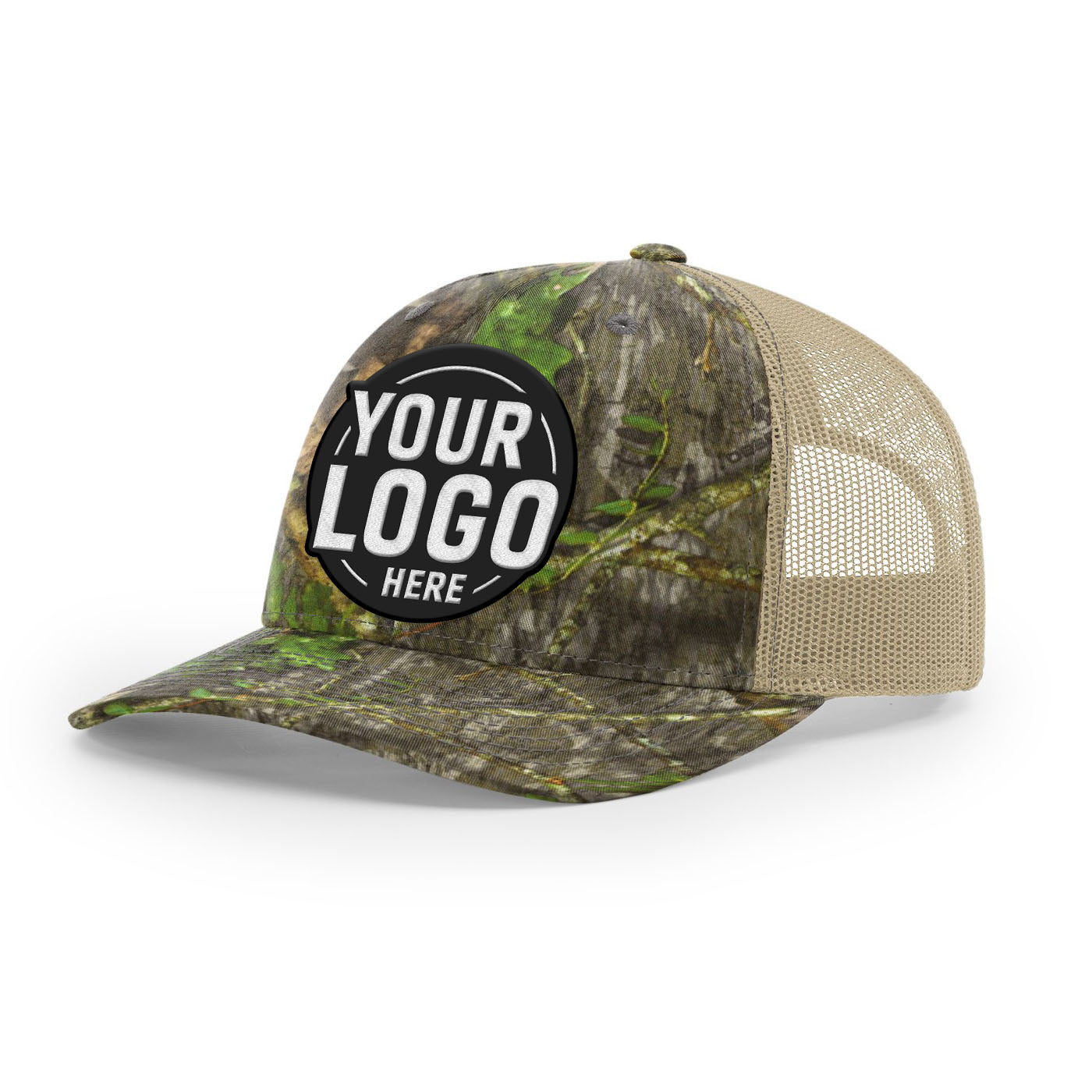 Custom Embroidered Richardson 112P Printed Trucker Hat Snapback Cap