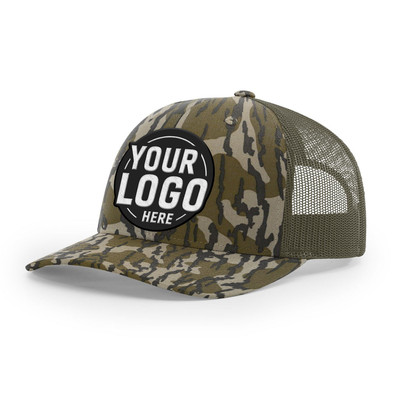 Custom Embroidered Richardson 112P Printed Trucker Hat Snapback Cap