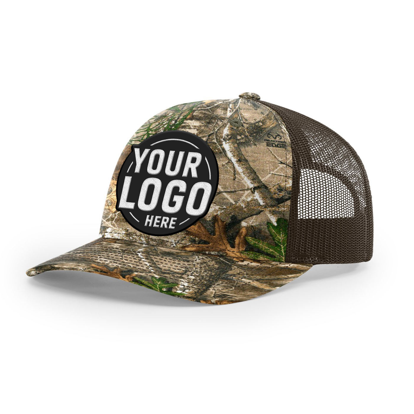 Custom Embroidered Richardson 112P Printed Trucker Hat Snapback Cap