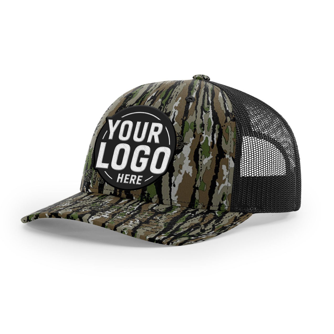Custom Embroidered Richardson 112P Printed Trucker Hat Snapback Cap