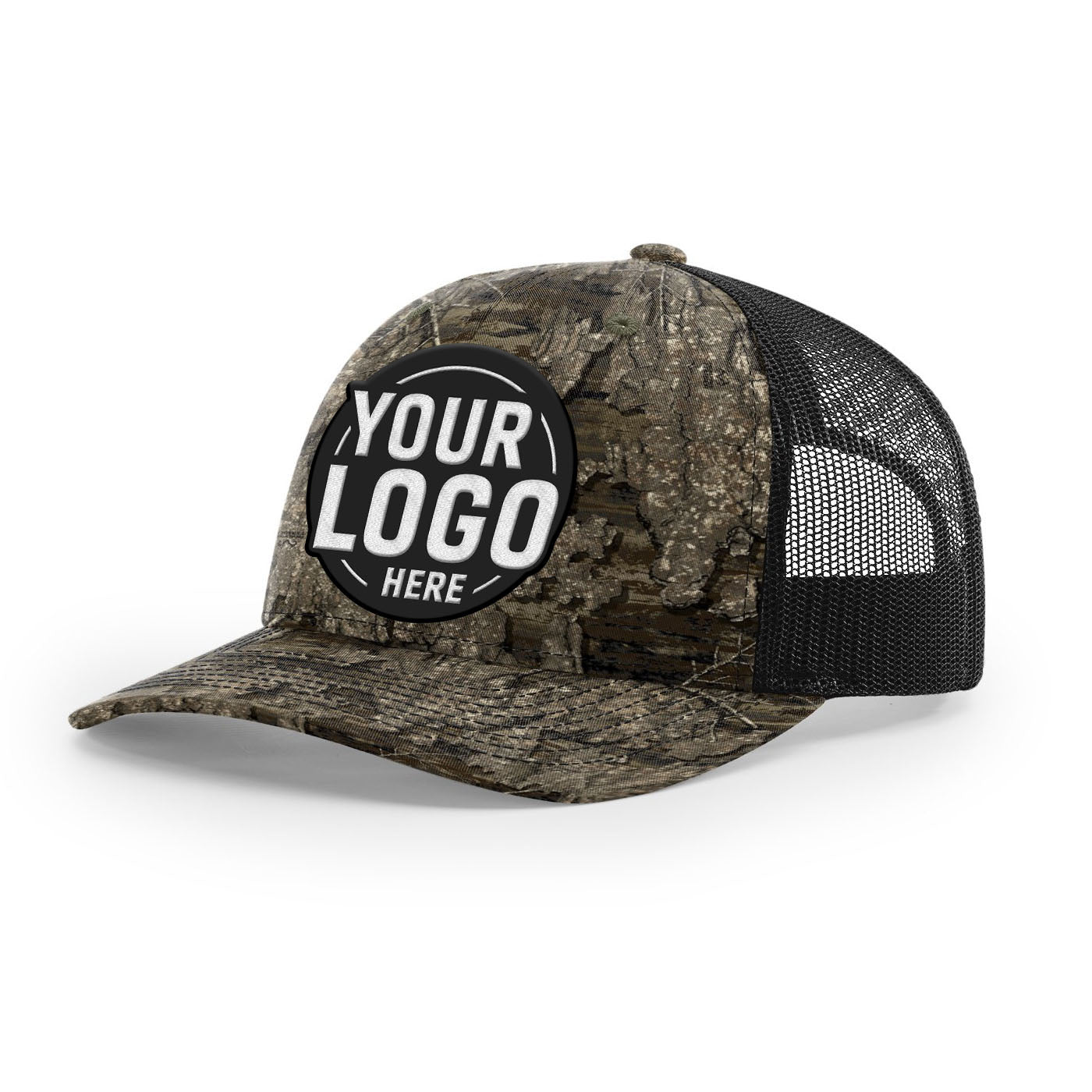 Custom Embroidered Richardson 112P Printed Trucker Hat Snapback Cap