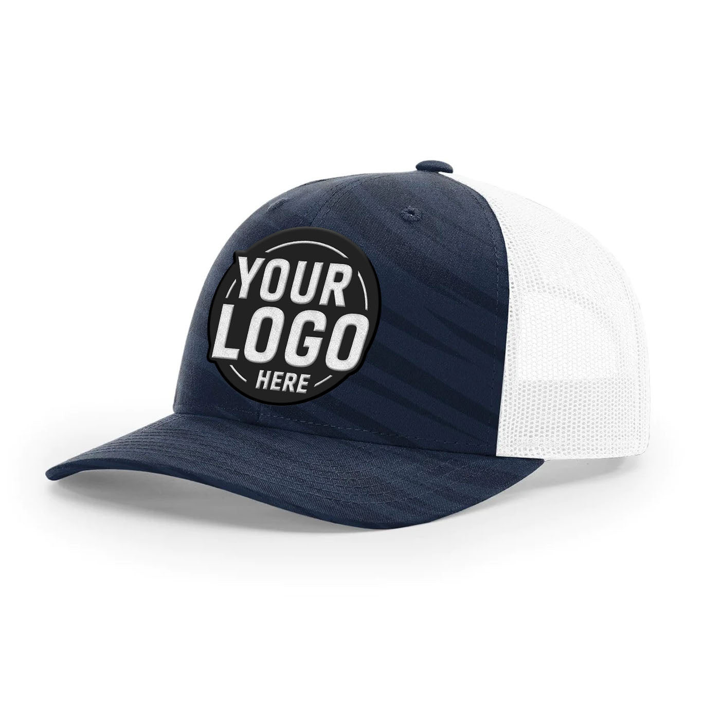 Custom Embroidered Richardson 112P Printed Trucker Hat Snapback Cap
