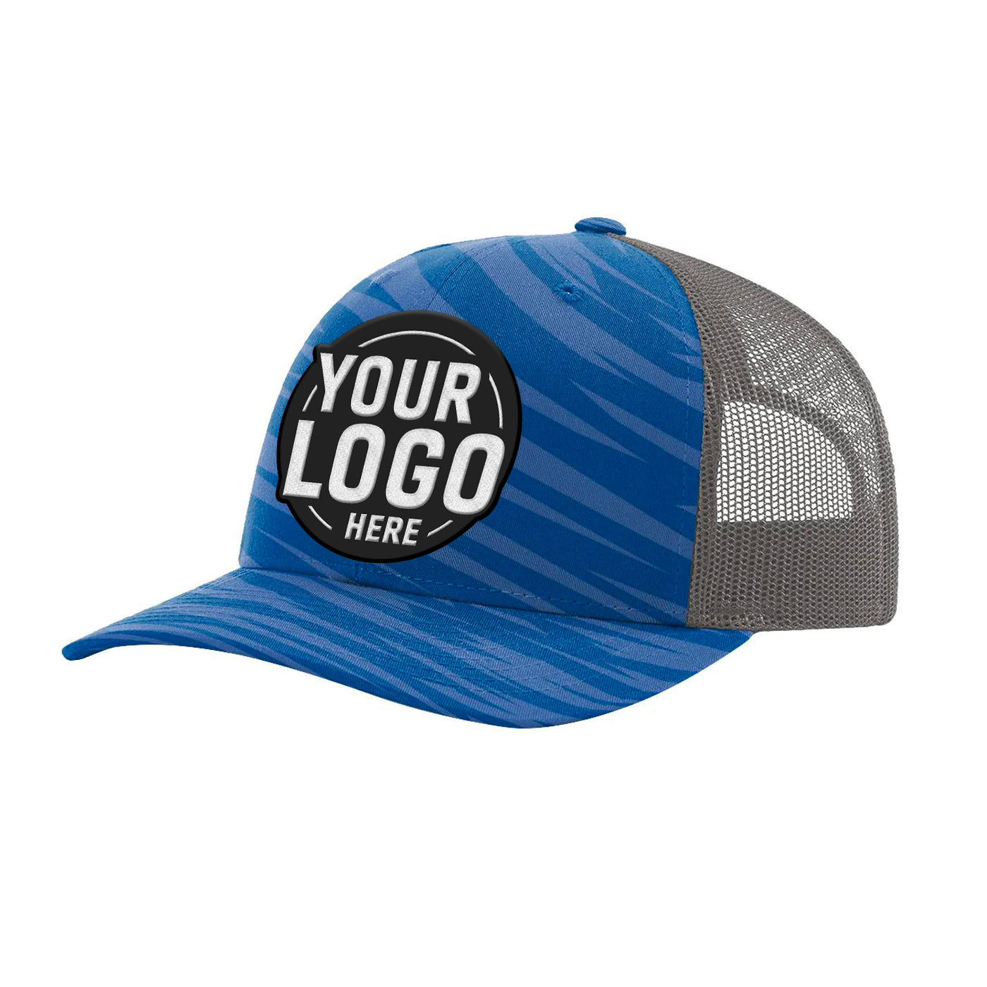 Custom Embroidered Richardson 112P Printed Trucker Hat Snapback Cap