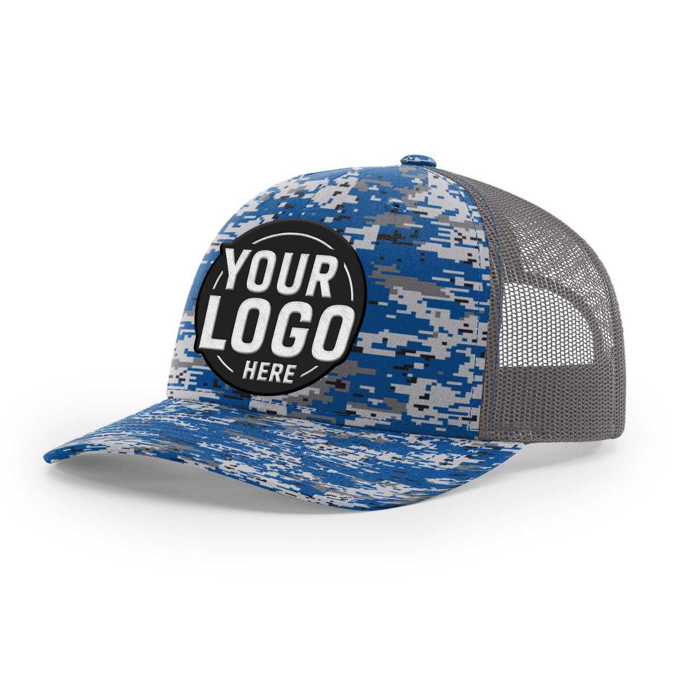 Custom Embroidered Richardson 112P Printed Trucker Hat Snapback Cap