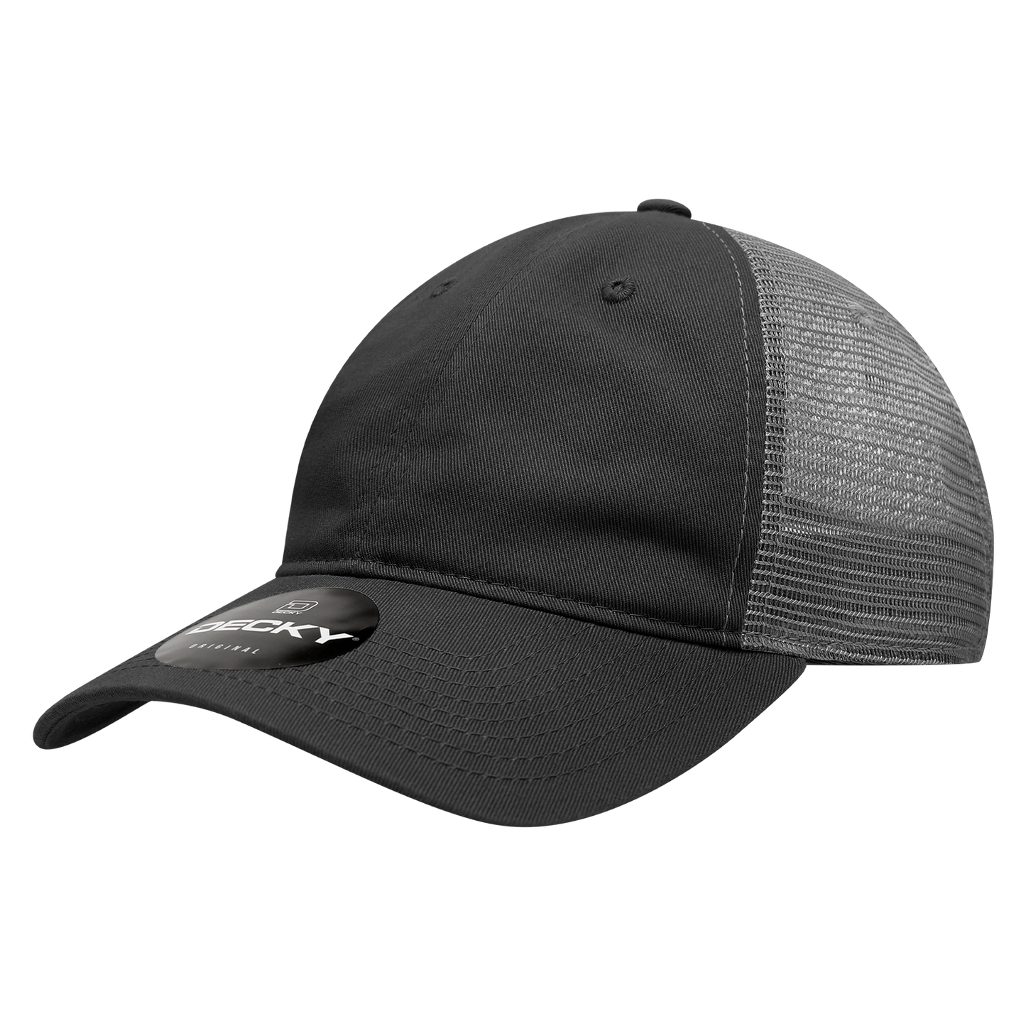 Custom Patch Decky 120 6-Panel Low Profile Relaxed Cotton Trucker Cap
