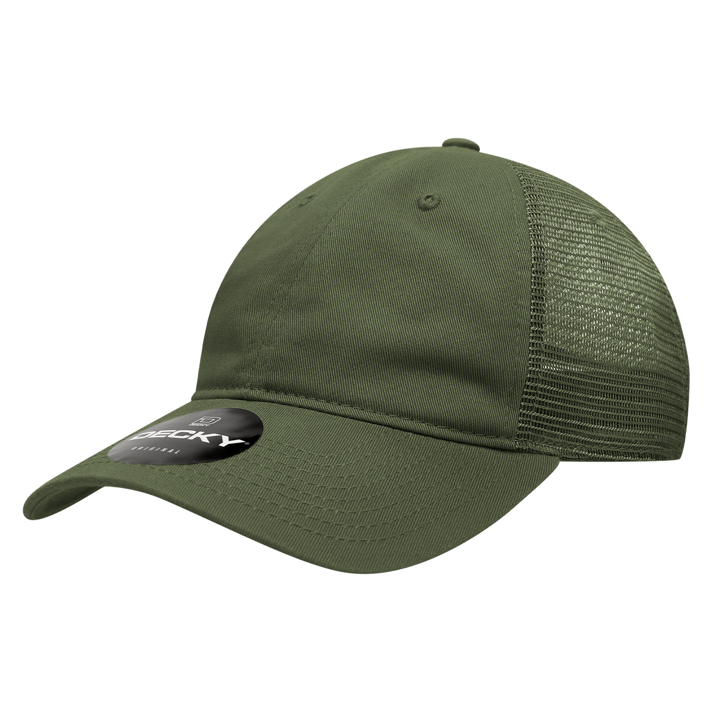 Custom Patch Decky 120 6-Panel Low Profile Relaxed Cotton Trucker Cap