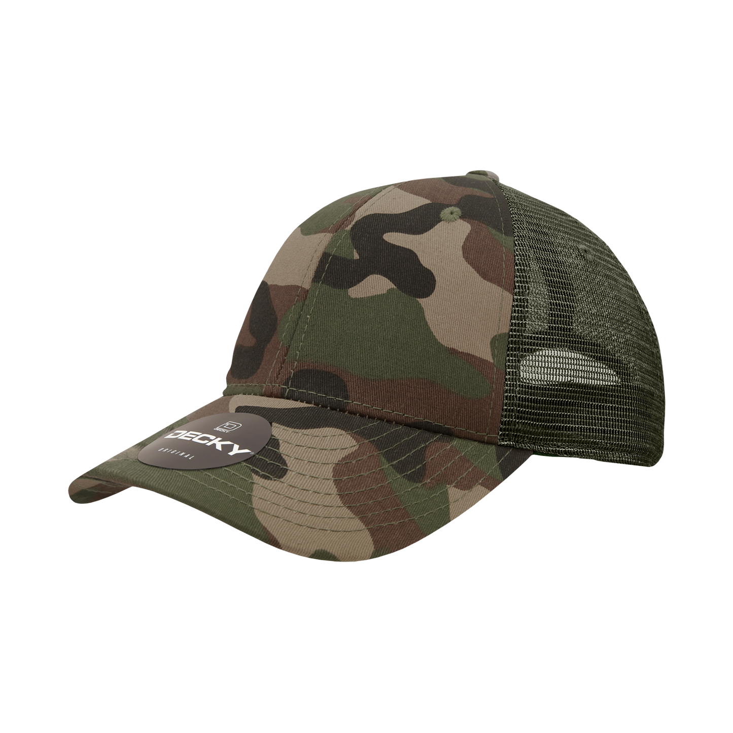 Custom Patch Decky 120 6-Panel Low Profile Relaxed Cotton Trucker Cap