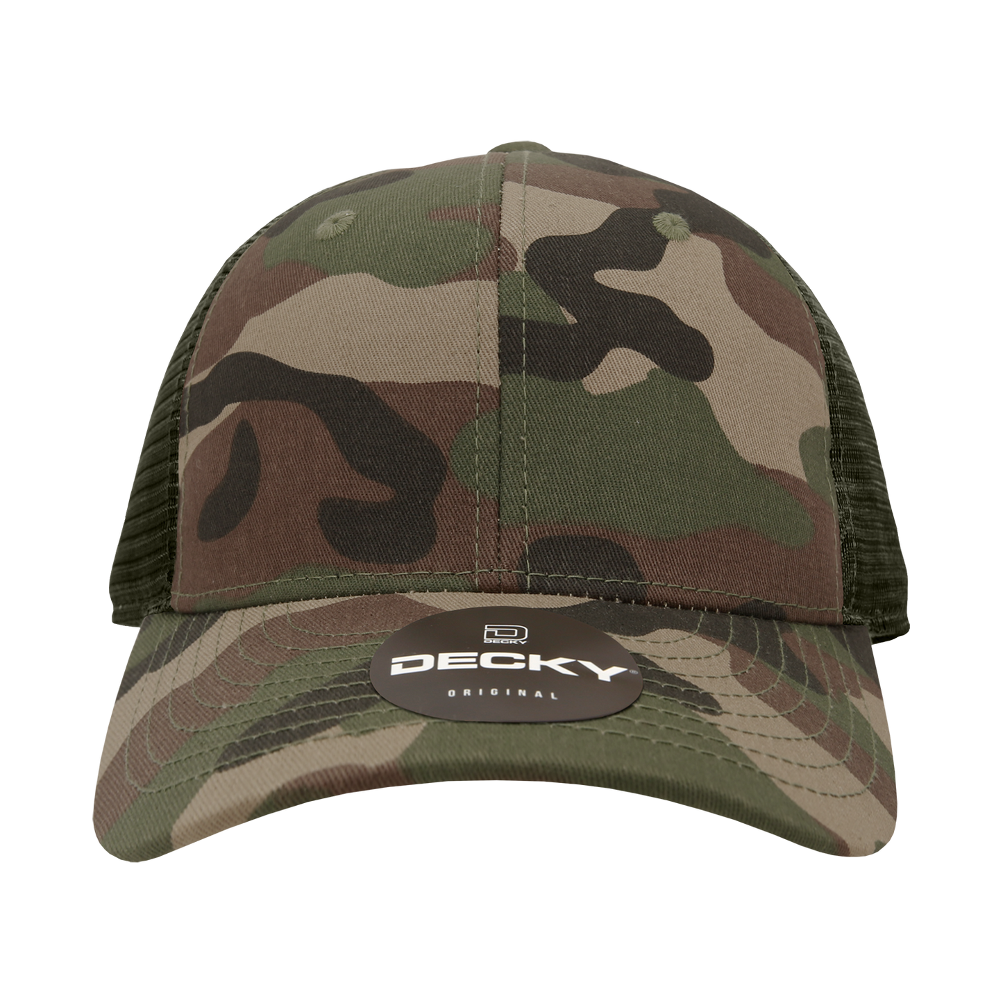 Custom Patch Decky 120 6-Panel Low Profile Relaxed Cotton Trucker Cap