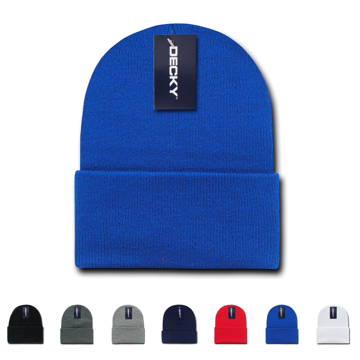 Decky 186 Acrylic Long Beanie Knit Cap - Blank – Star Hats and