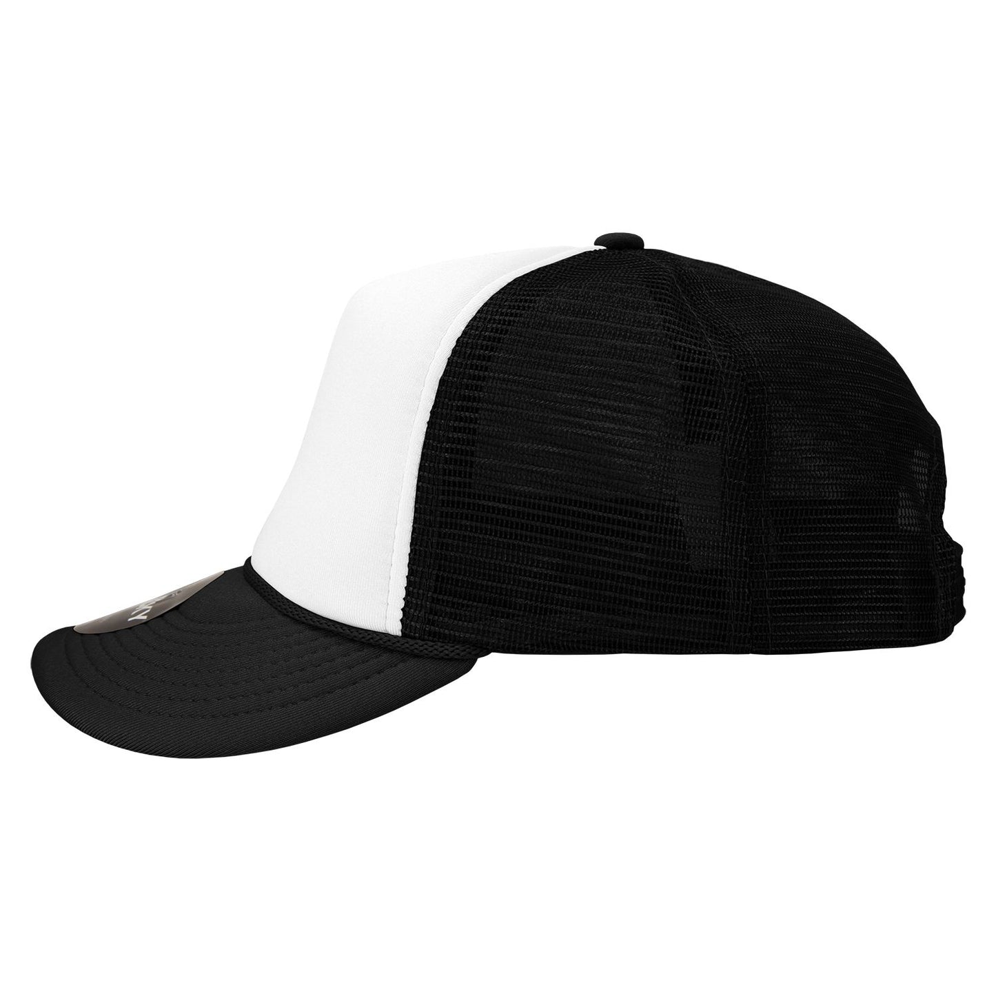 Decky 210 5 Panel Foam Trucker Hat Two Tone Mesh Back Cap - Blank