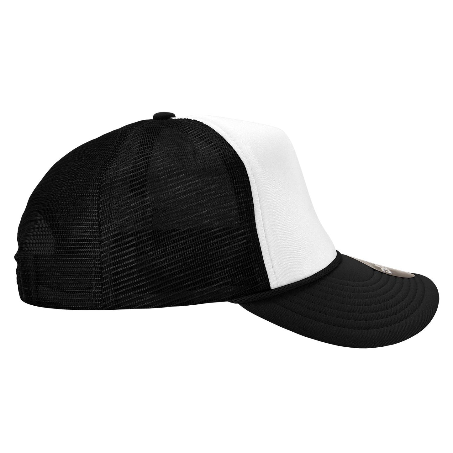 Decky 210 5 Panel Foam Trucker Hat Two Tone Mesh Back Cap - Blank