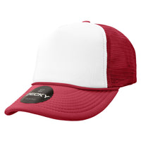 Decky 210 5 Panel Foam Trucker Hat Two Tone Mesh Back Cap - Blank