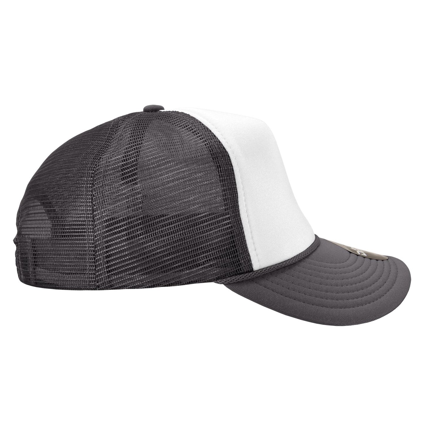 Decky 210 5 Panel Foam Trucker Hat Two Tone Mesh Back Cap - Blank