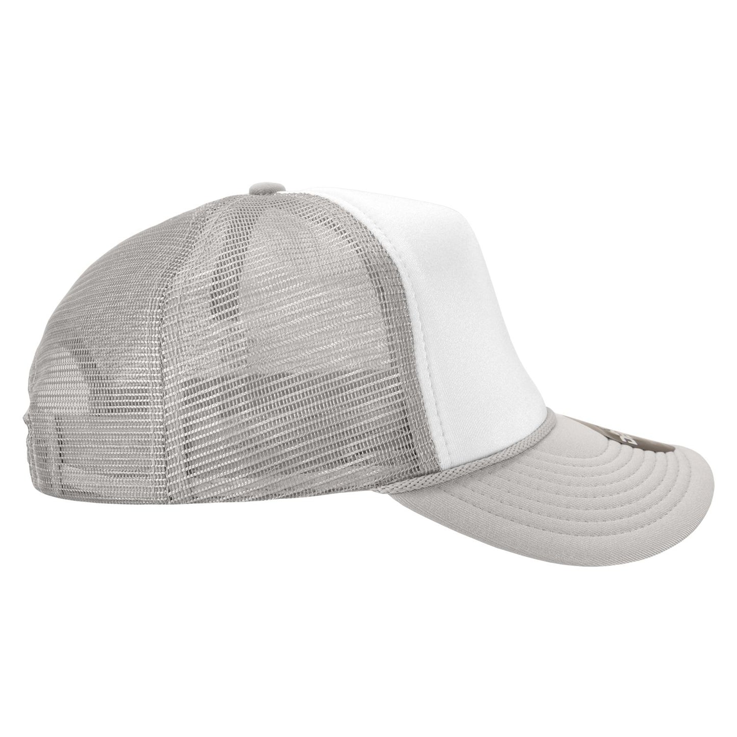 Decky 210 5 Panel Foam Trucker Hat Two Tone Mesh Back Cap - Blank
