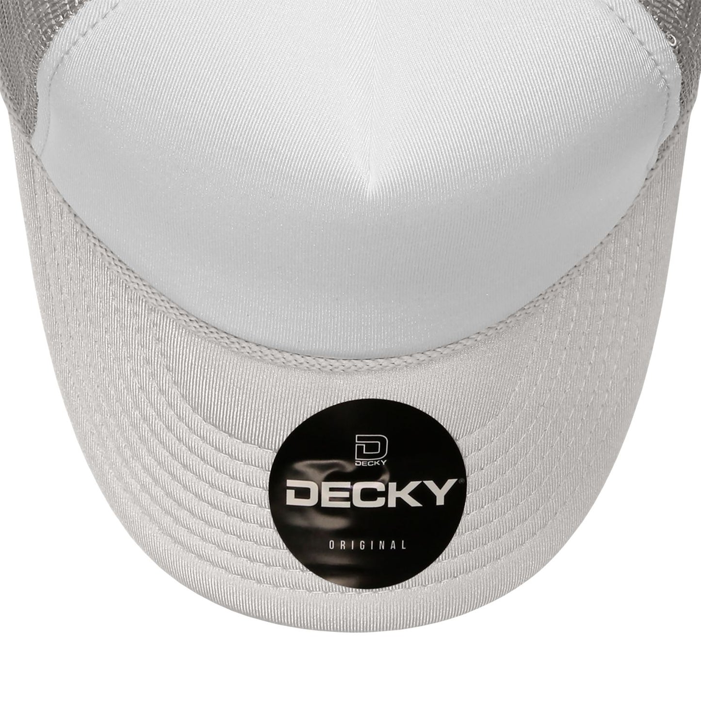 Decky 210 5 Panel Foam Trucker Hat Two Tone Mesh Back Cap - Blank