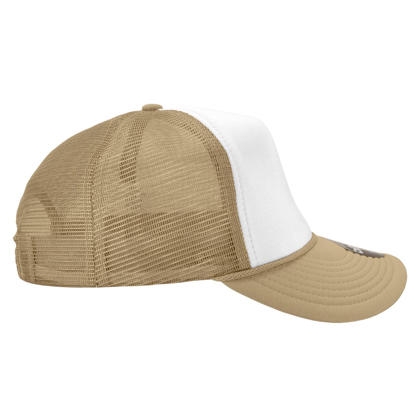 Decky 210 5 Panel Foam Trucker Hat Two Tone Mesh Back Cap - Blank