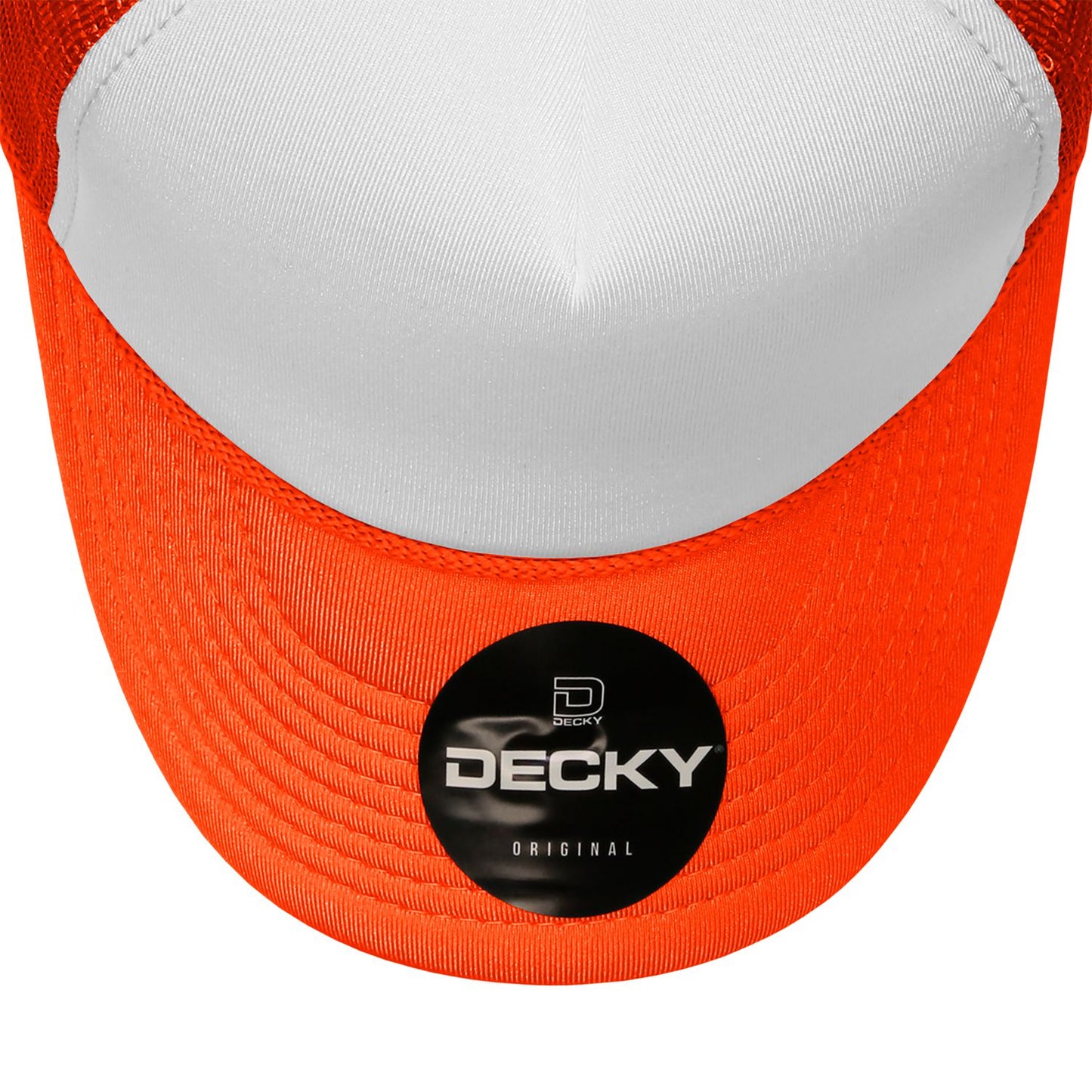 Decky 210 5 Panel Foam Trucker Hat Two Tone Mesh Back Cap - Blank