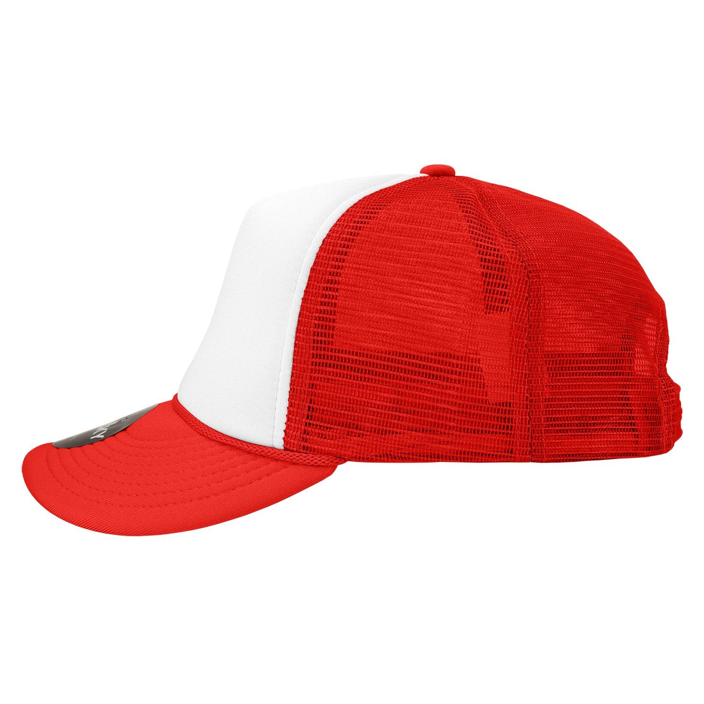 Decky 210 5 Panel Foam Trucker Hat Two Tone Mesh Back Cap - Blank
