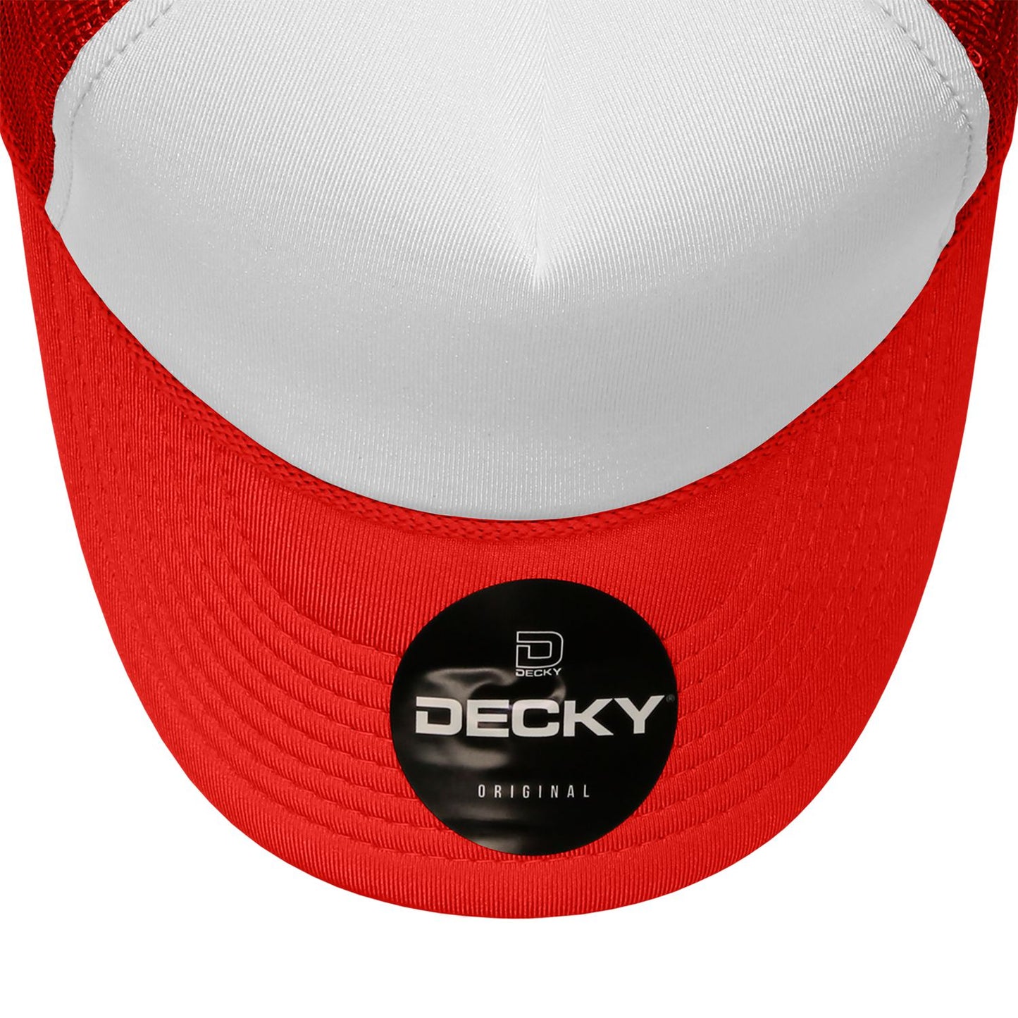 Decky 210 5 Panel Foam Trucker Hat Two Tone Mesh Back Cap - Blank