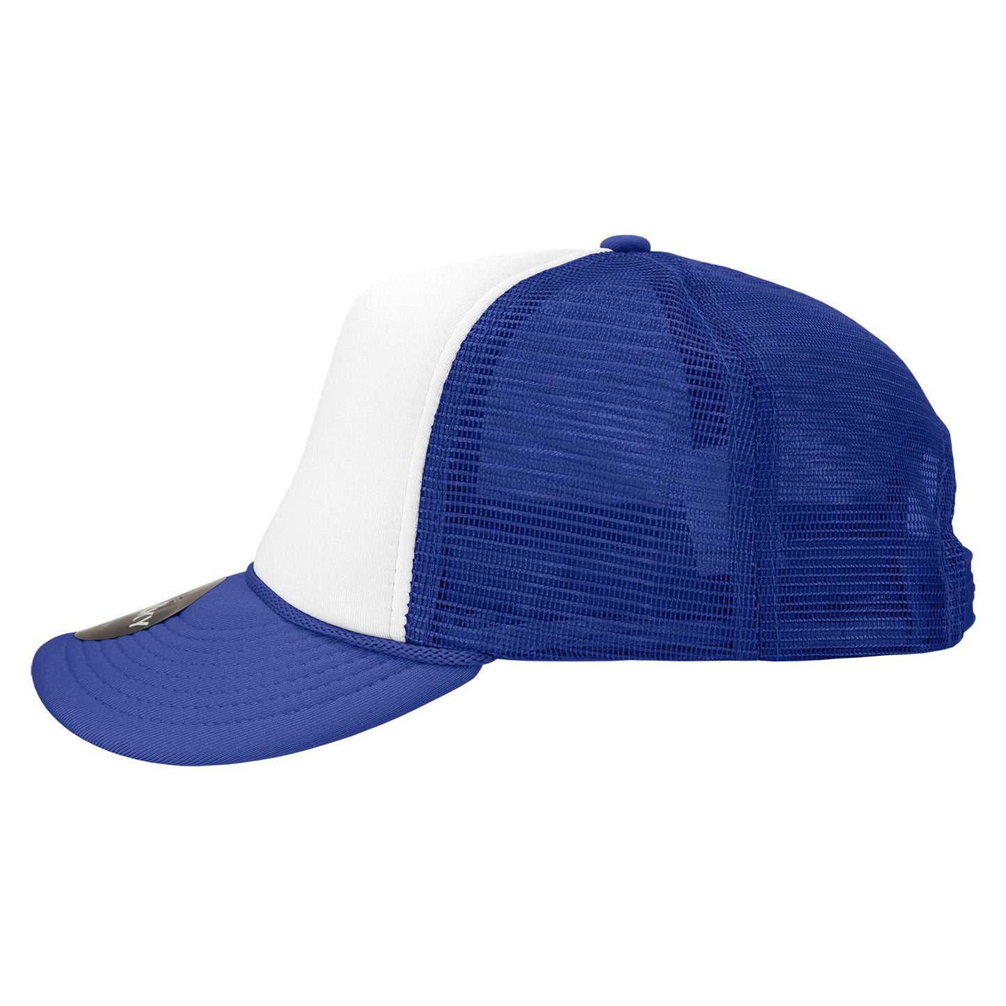 Decky 210 5 Panel Foam Trucker Hat Two Tone Mesh Back Cap - Blank