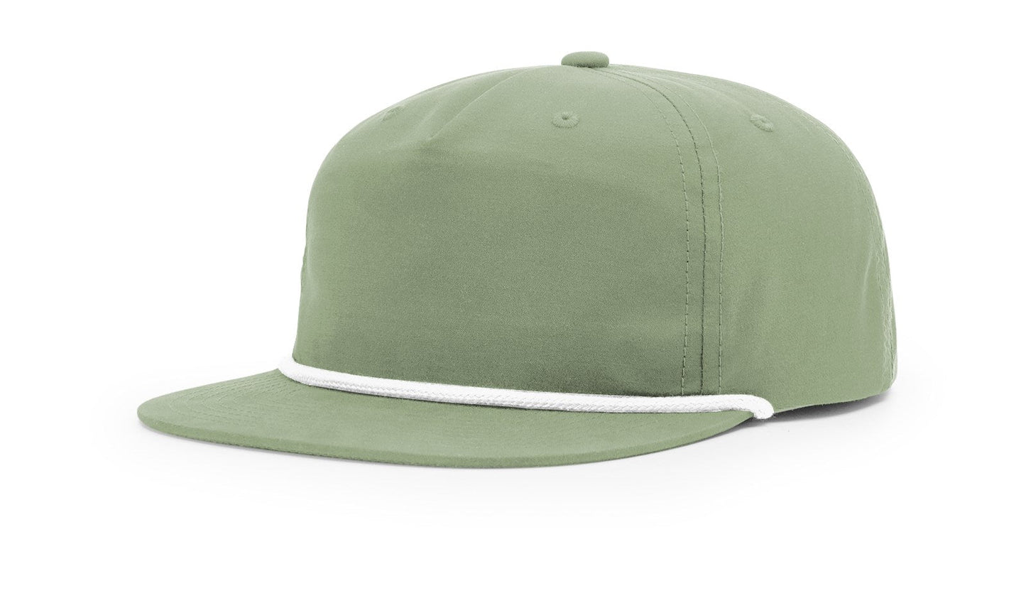 Richardson 256 Umpqua Hat, Grandpa Pinch 5 Panel Rope Cap - Blank