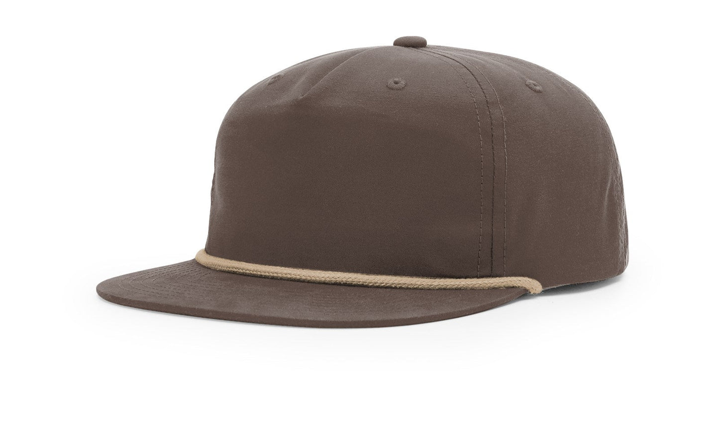 Richardson 256 Umpqua Hat, Grandpa Pinch 5 Panel Rope Cap - Blank