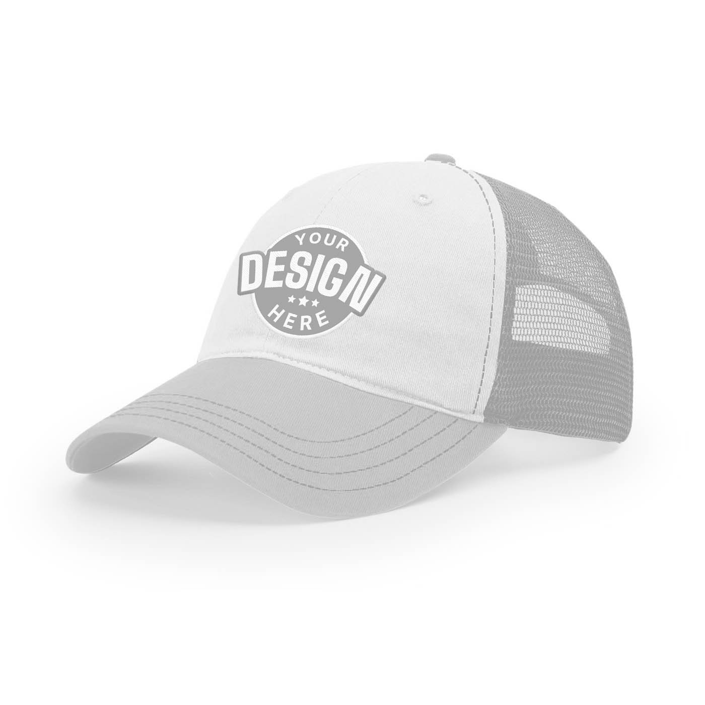 Custom Embroidered Richardson 111 Garment Washed Trucker Hat