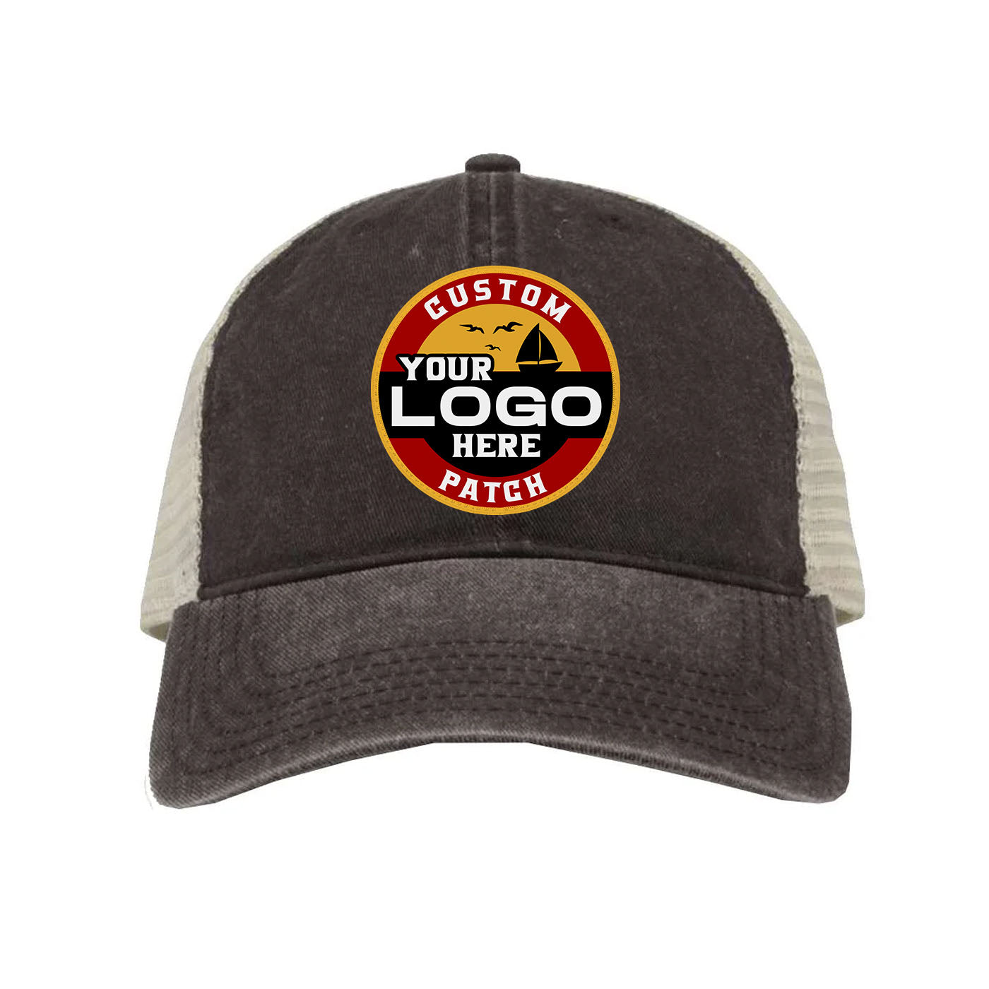 Custom Patch The Game GB460 Pigment-Dyed Trucker Cap