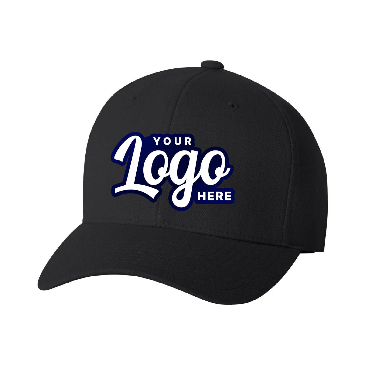 Custom Embroidered Flexfit 6477 Wool-Blend Cap