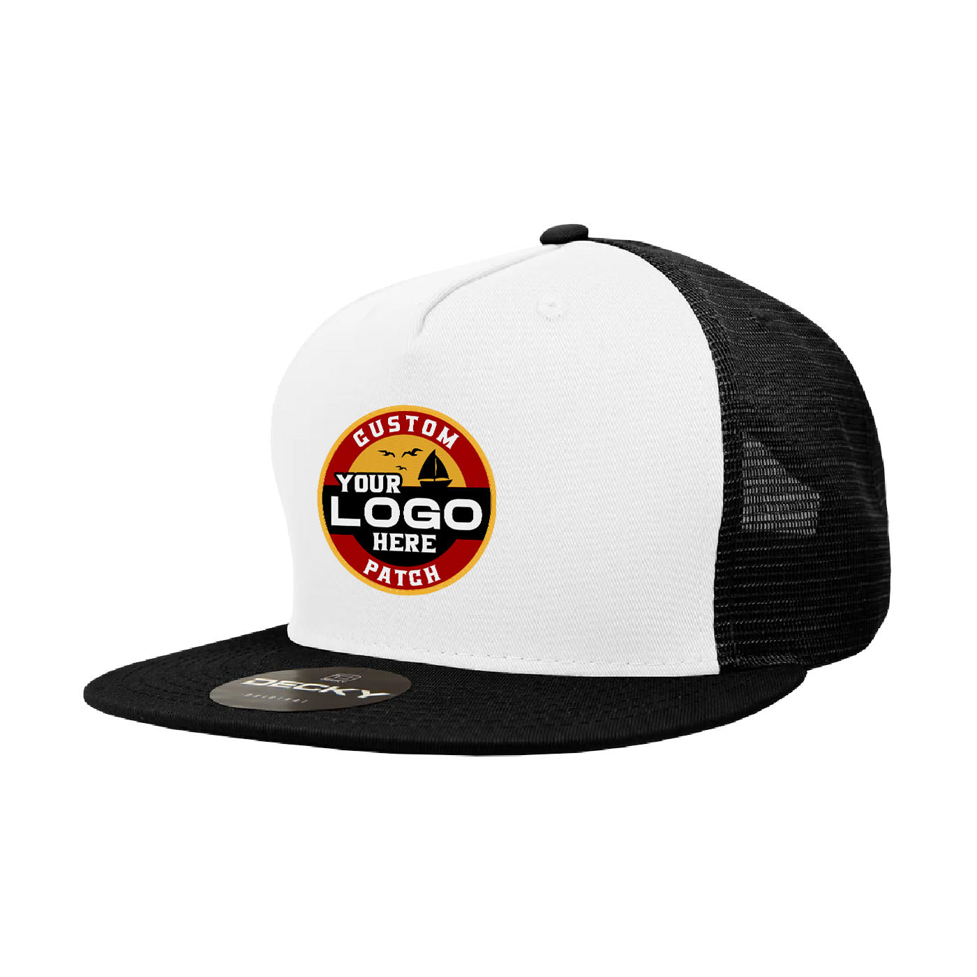 Custom Patch Decky 1040 - 5 Panel Trucker Snapback Hat