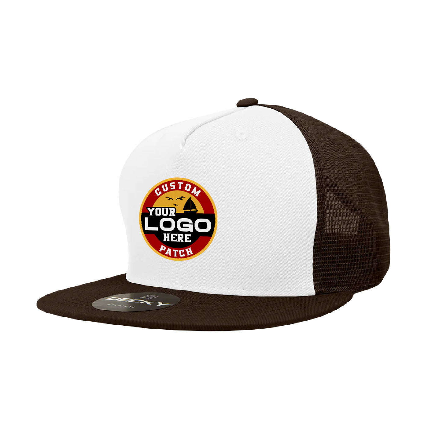 Custom Patch Decky 1040 - 5 Panel Trucker Snapback Hat